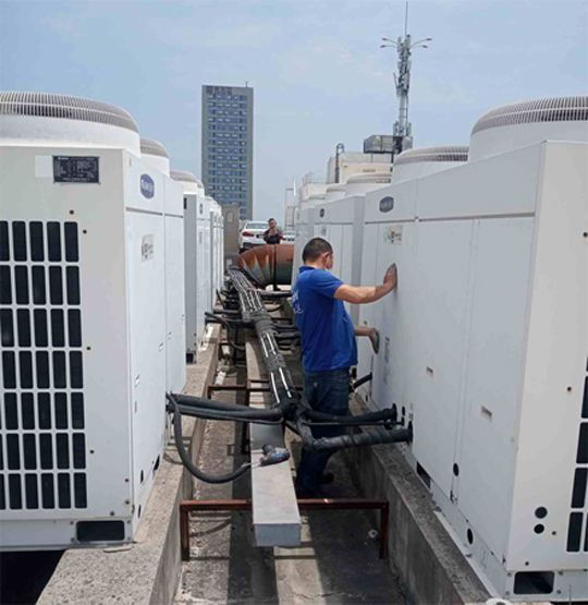 连云港中央空调制热和不制冷系统维修方法